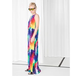 & Other Stories Rainbow Maxi Dress